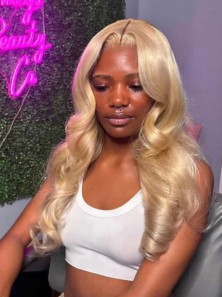 #613 Body Wave Lace Front Wig (180% density)