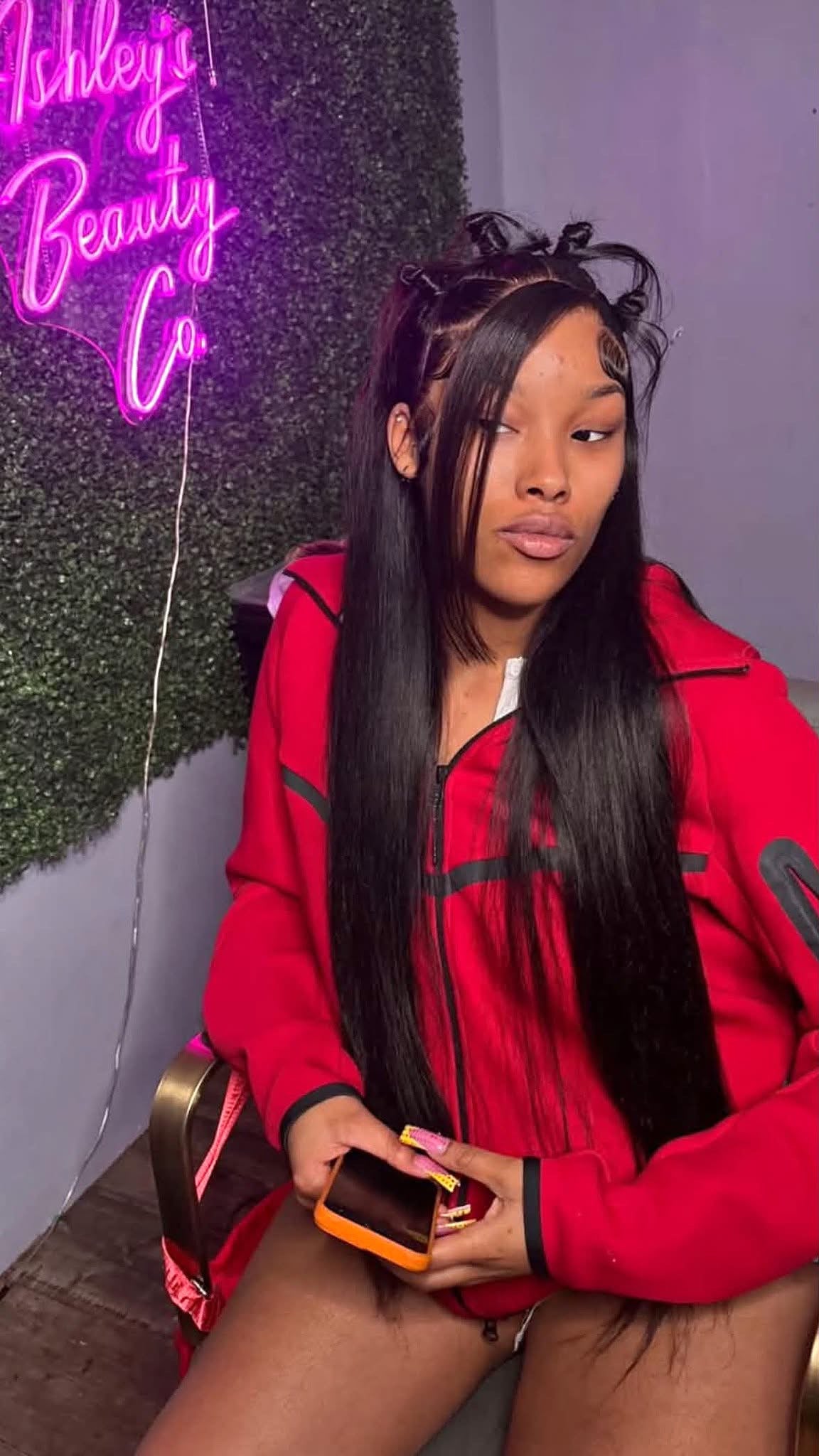 Bone Straight Lace Front Wig (220% density)